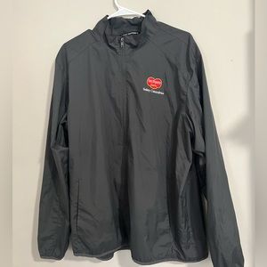 XL Gray Windbreaker